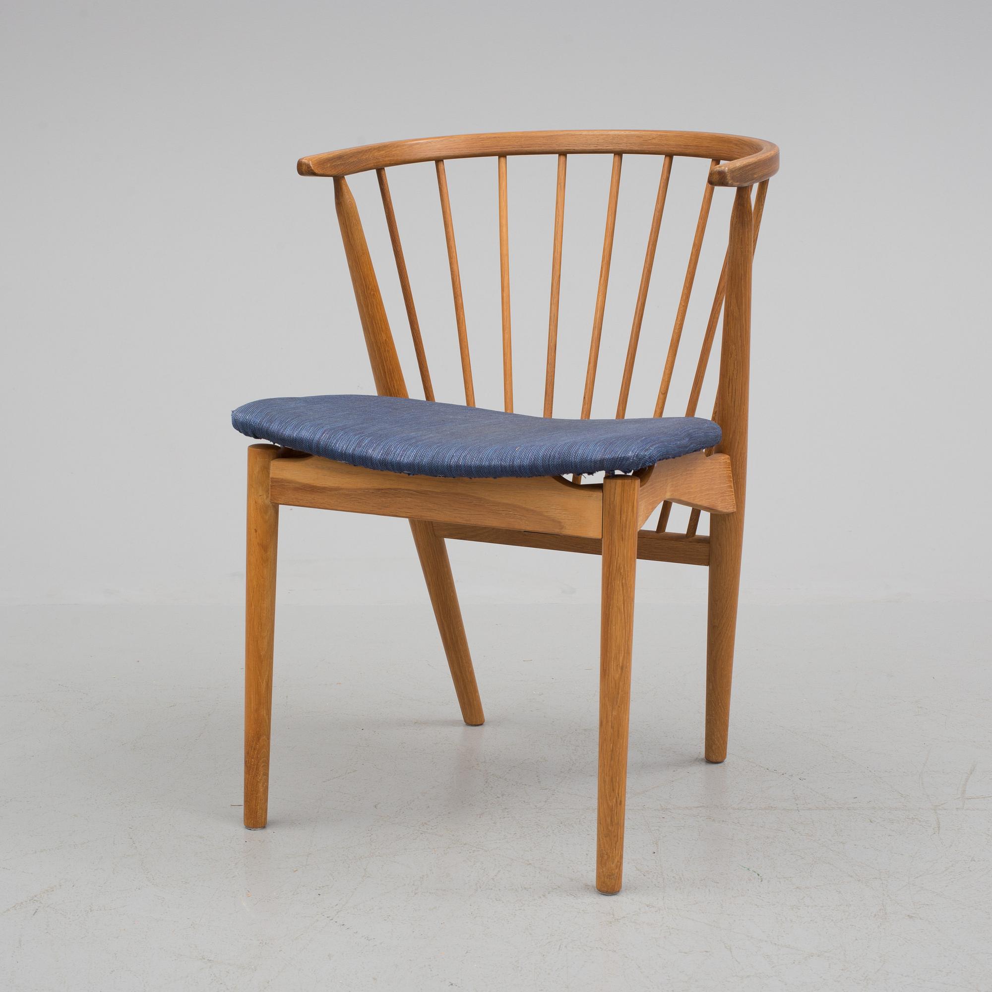 A Helge Sibast oak "No 8" armchair from Sibast Furniture, Danmark, 1950/1960-tal.