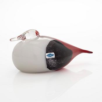 Oiva Toikka, a glass 'Karelia bird', signed O. Toikka Nuutajärvi.