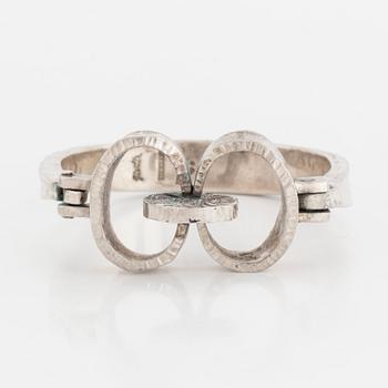 CLAËS E. GIERTTA, a silver bracelet from Stockholm, 1973.