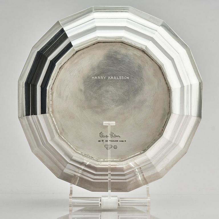 Wiwen Nilsson, a sterling silver bowl, Lund, Sweden 1966.