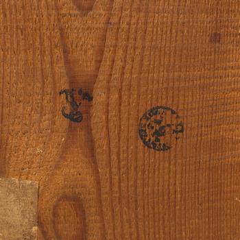 Spegel, sengustaviansk, tidigt 1800-tal.