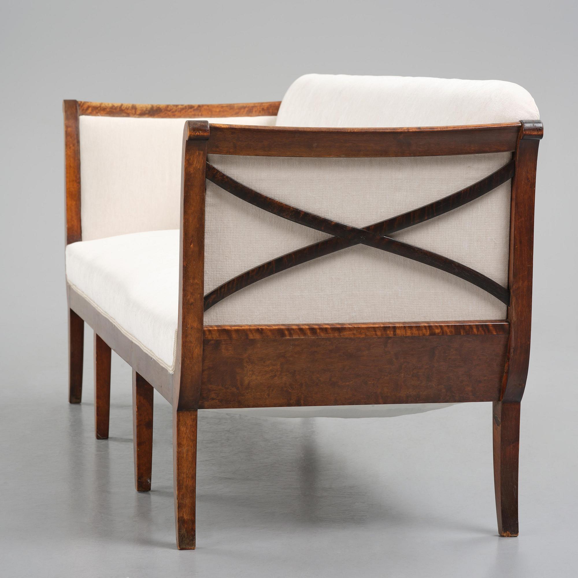 Carl Malmsten, soffa, Swedish Grace, Svenska Möbelfabrikerna, Bodafors, 1920-tal.