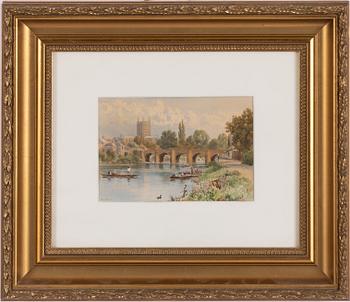 Francis George Coleridge, Båtar på floden, Cambridge.