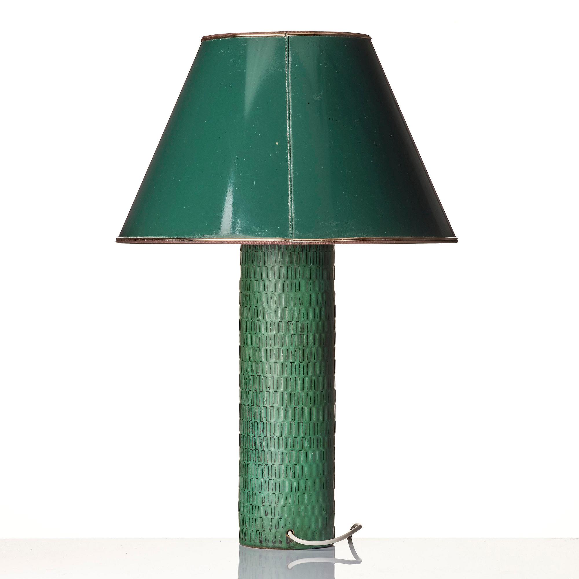 Stig Lindberg, a stoneware table lamp, Gustavsberg Studio 1967.