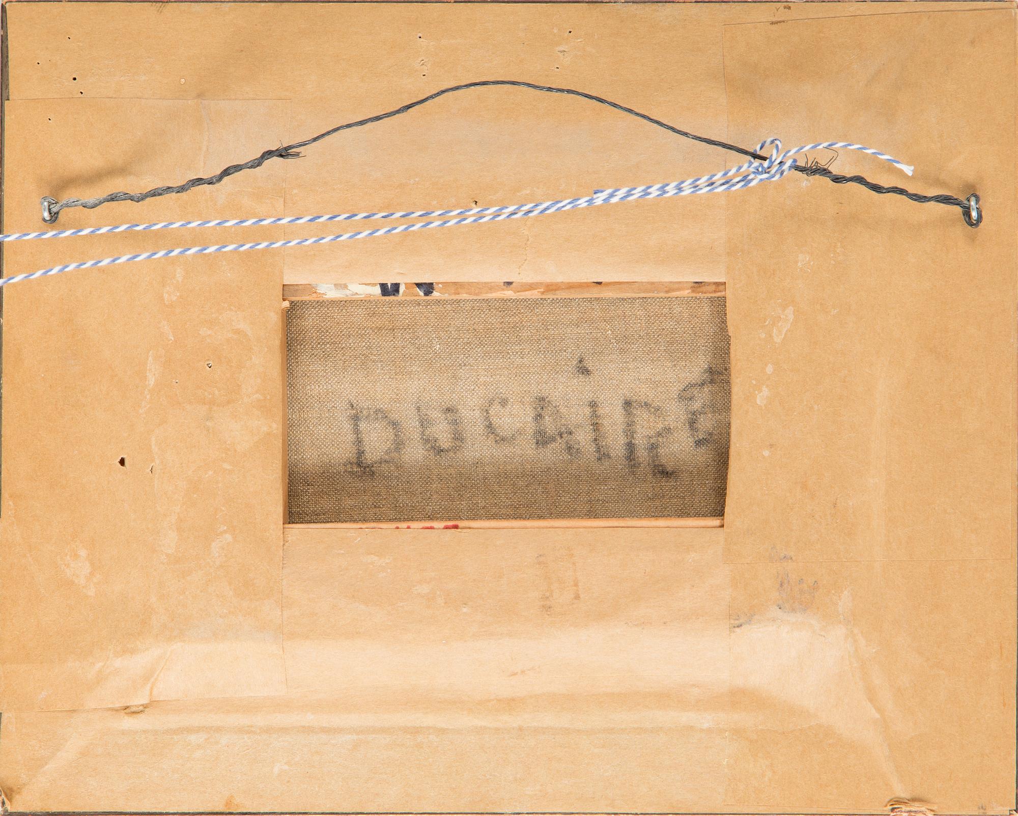 MARYSE DUCAIRE-ROQUE, "Nu", oil on canvas, signed.