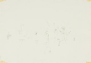 Tilda Lovell, pencil drawing.