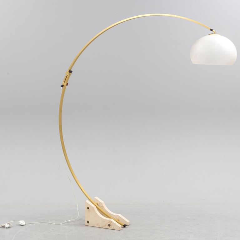 A 1980s brass floor light from Garali.