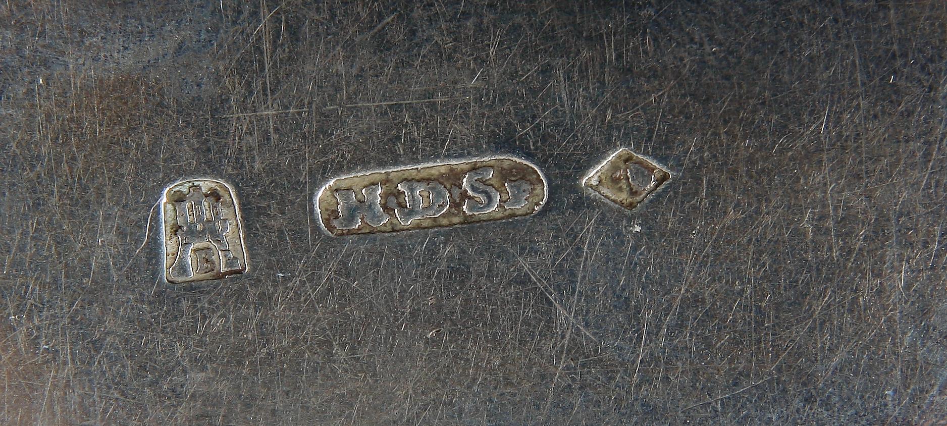 SOPPSLEV, silver. Troligen Tyskland 1700/1800-tal.