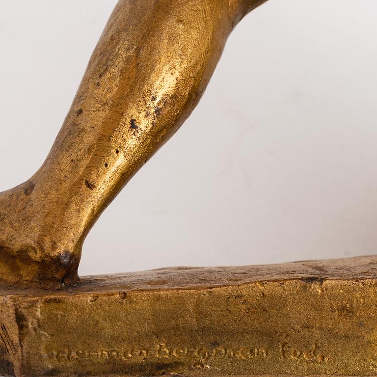 Axel Wallenberg, sculpture, bronze, signed.