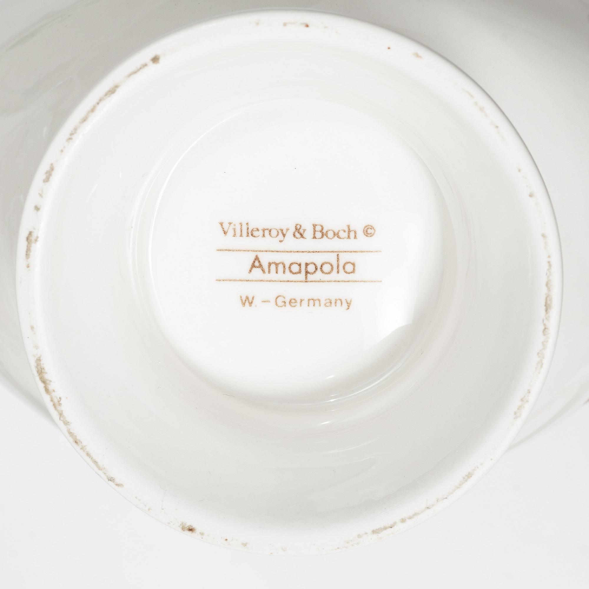 Villeroy & Boch, a 27 piece 'Amapola' dinner service, Germany.