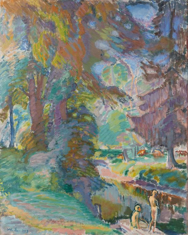 Magnus Enckell, "The park of Vääksy".