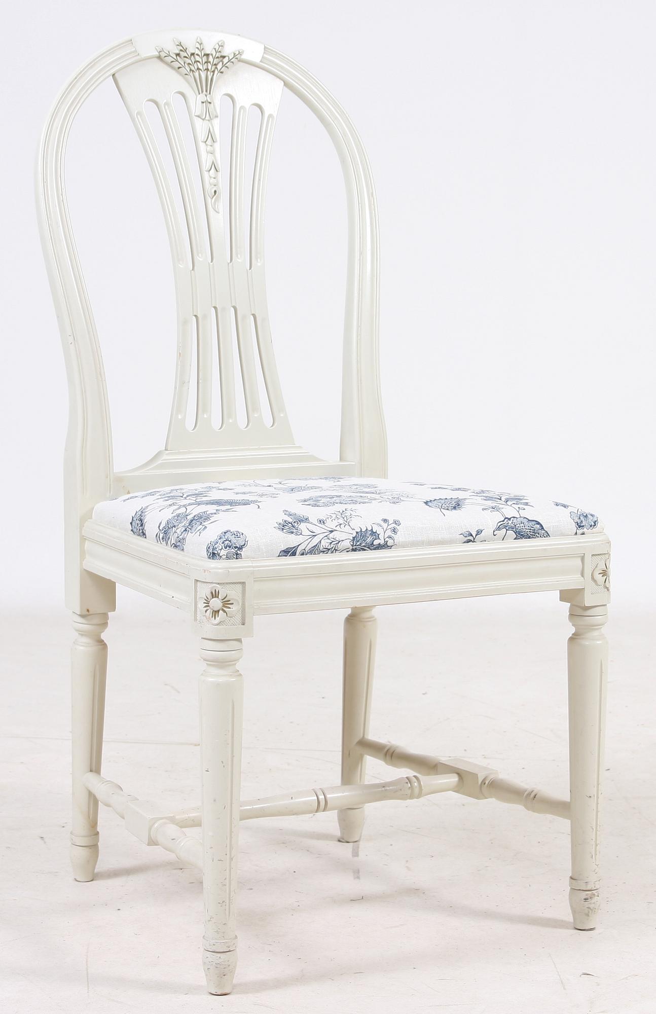 MATGRUPP, 8 delar, gustaviansk stil, 1900-tal.