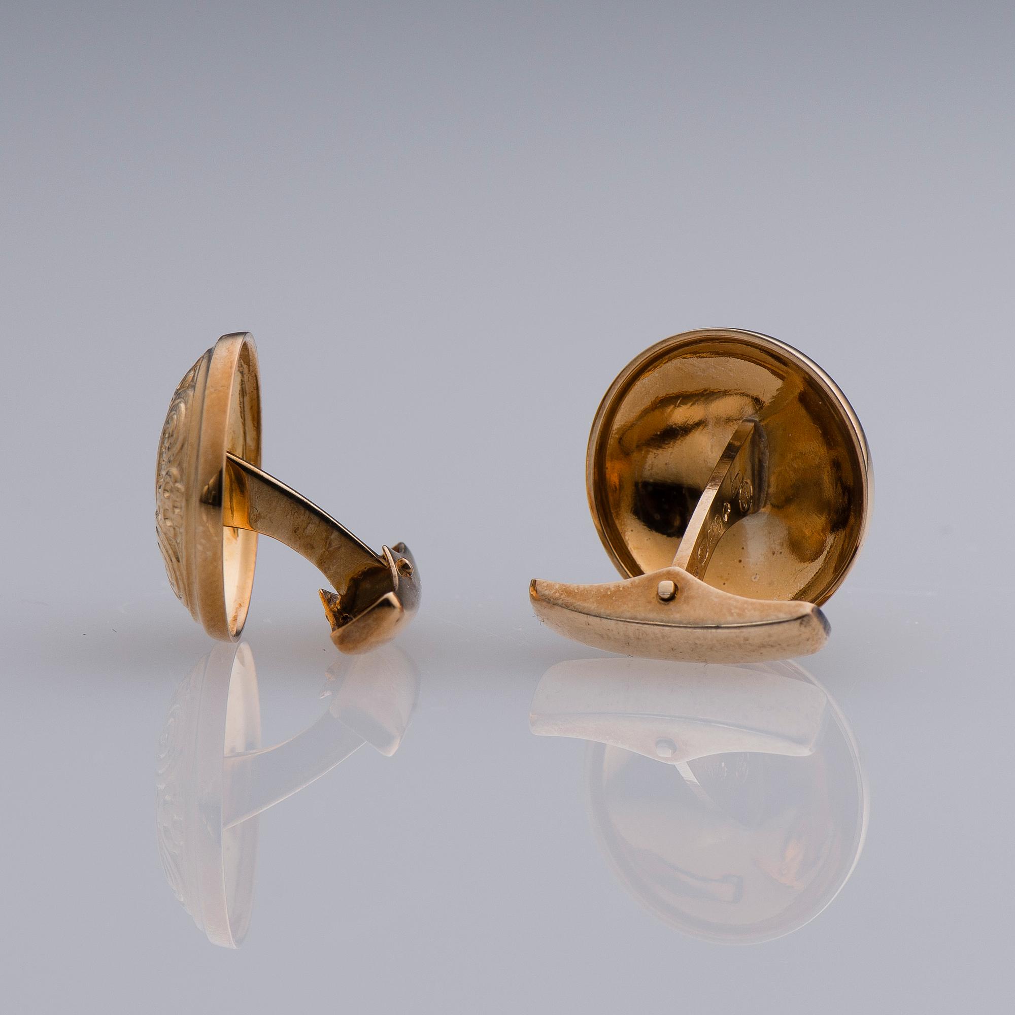 KALVOSINNAPIT, "Hannunvaakuna", Kalevala Koru 1998, 14K kultaa.