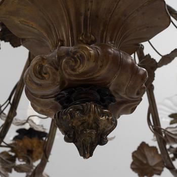 A late 19th century chandelier.