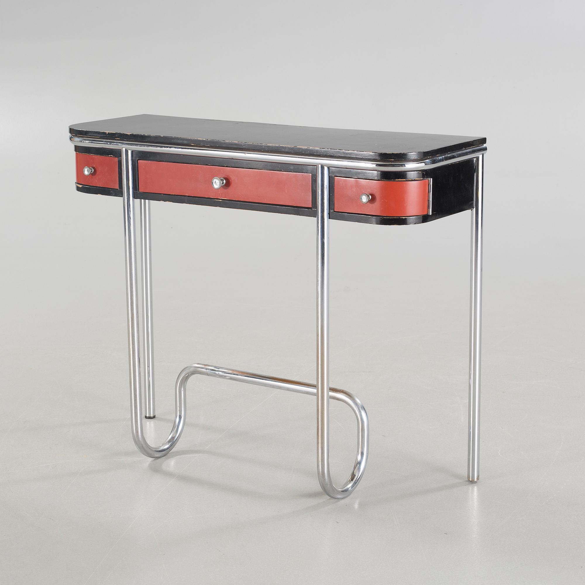 A sideboard by DS Stål-Möbler in Malmö, Sweden from the second quarter of the 20th century.