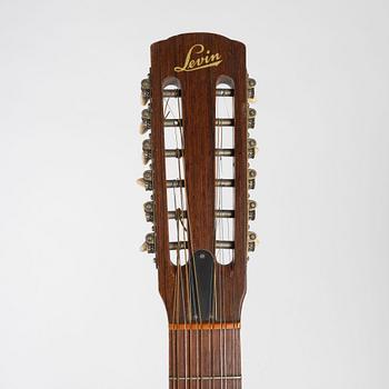 Levin, 12-strängad akustisk gitarr, "LTS 5", Sverige 1966.