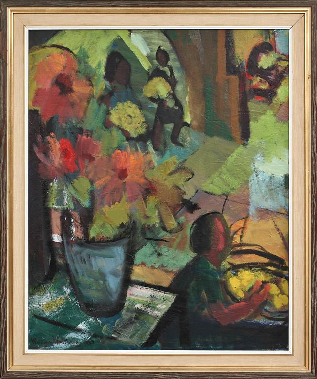 HILDING HULTBERG, olja på pannå, sign o dat 1955.