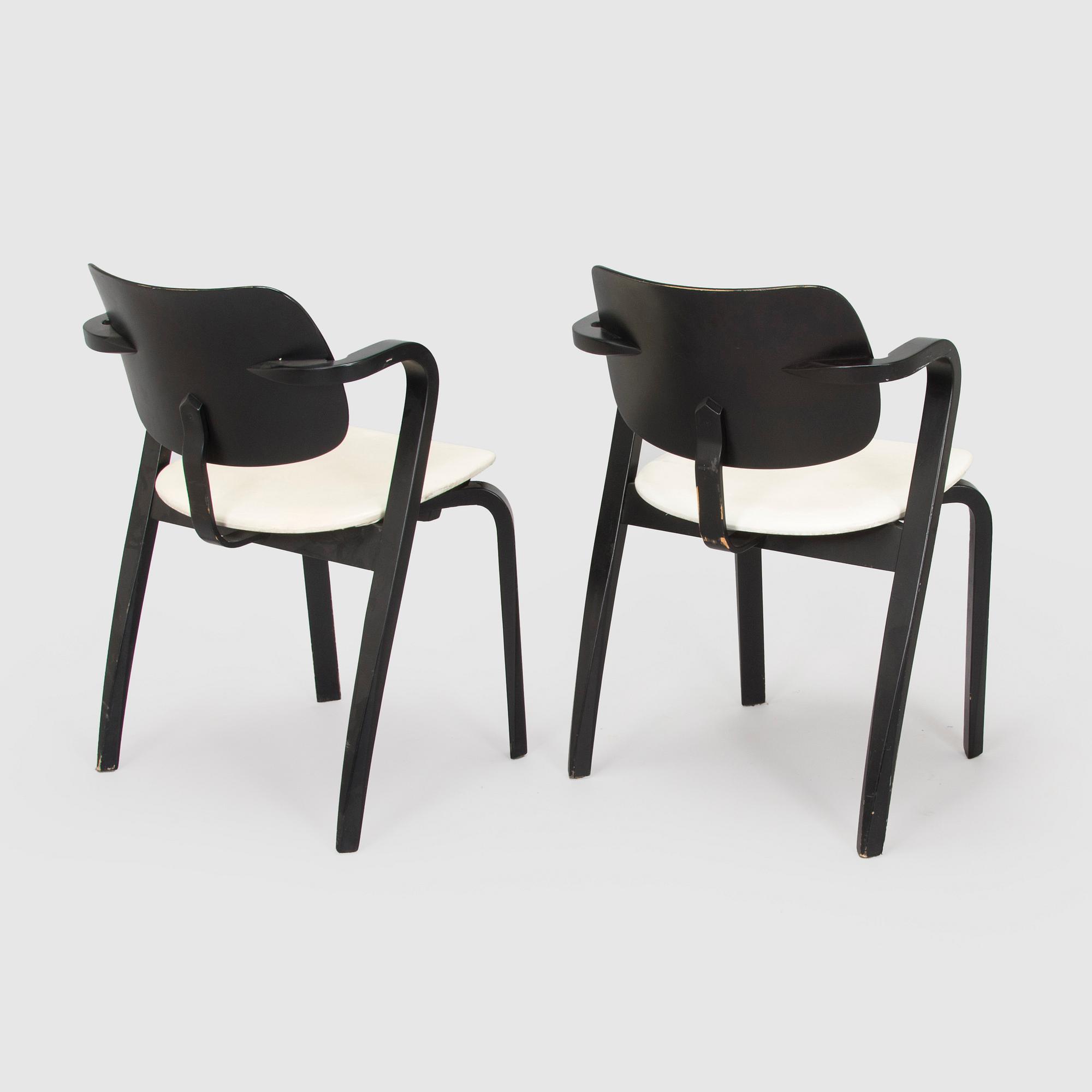 Ilmari Tapiovaara, a set of six 1960s 'Aslak' armchairs for Asko, Finland.