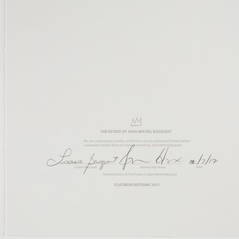 Jean-Michel Basquiat Efter, ”Ascent, Olympic, Leeches, and Liberty”.