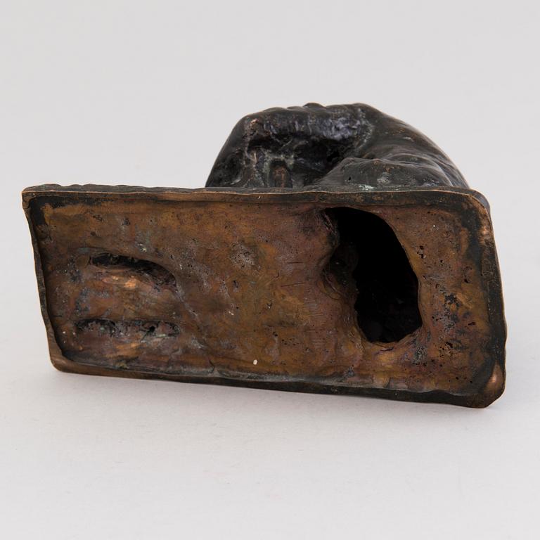 MATTI HAUPT, sculpture, bronze, signed.