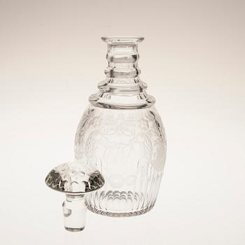 KARAHVI ja VÄKEVÄVIINILASEJA, 8 kpl, 1900-luvun loppu.