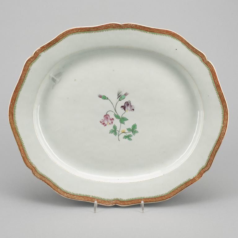 STEKFAT, porslin, Qing dynastin, Qianlong (1736-95).