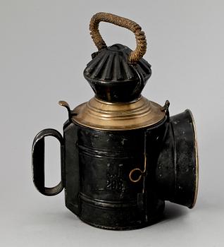 TÅGLYKTA, metall. 1900-tal. Märkt SJ 293.