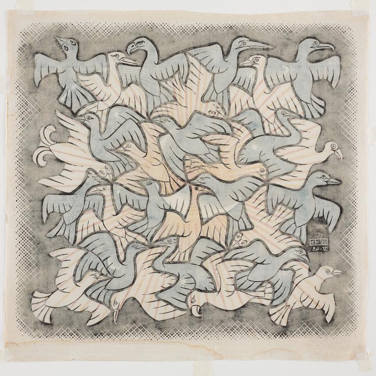 Maurits Cornelis Escher, ”Sun and moon”.