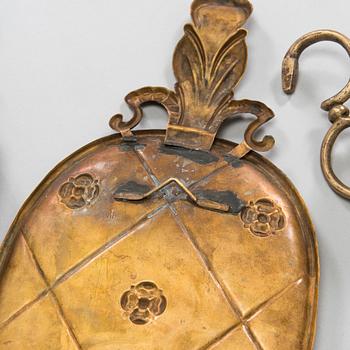 Paavo Tynell, a pair of 1920's wall sconces '7011' for Taito Finland.