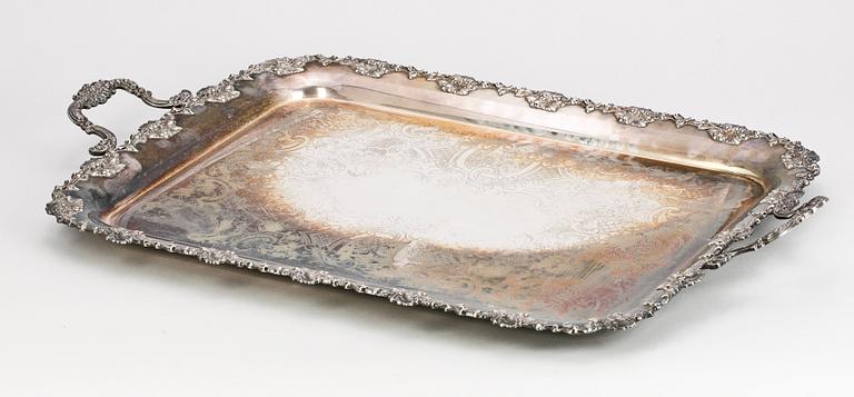 BRICKA, nysilver, rokokostil, 1900-tal.