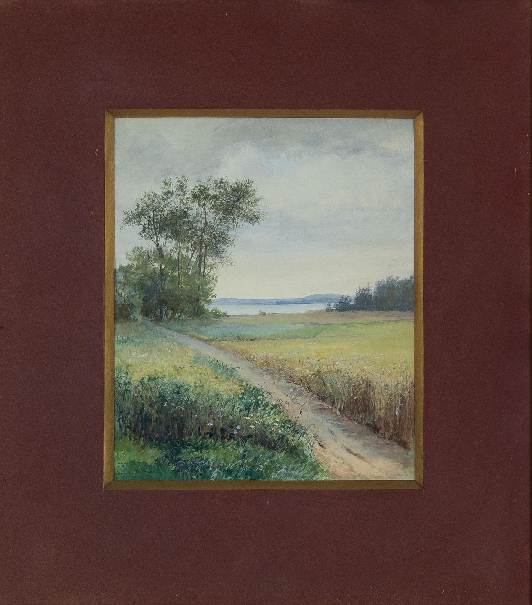 Anna Billing, Landscape by the Coast.