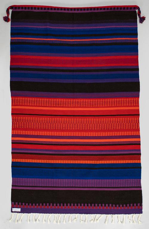 Elsa Montell-Saanio, rana / väggbonad,  "En natt i fjällen"  Finland. Ca 215 x 130 cm.