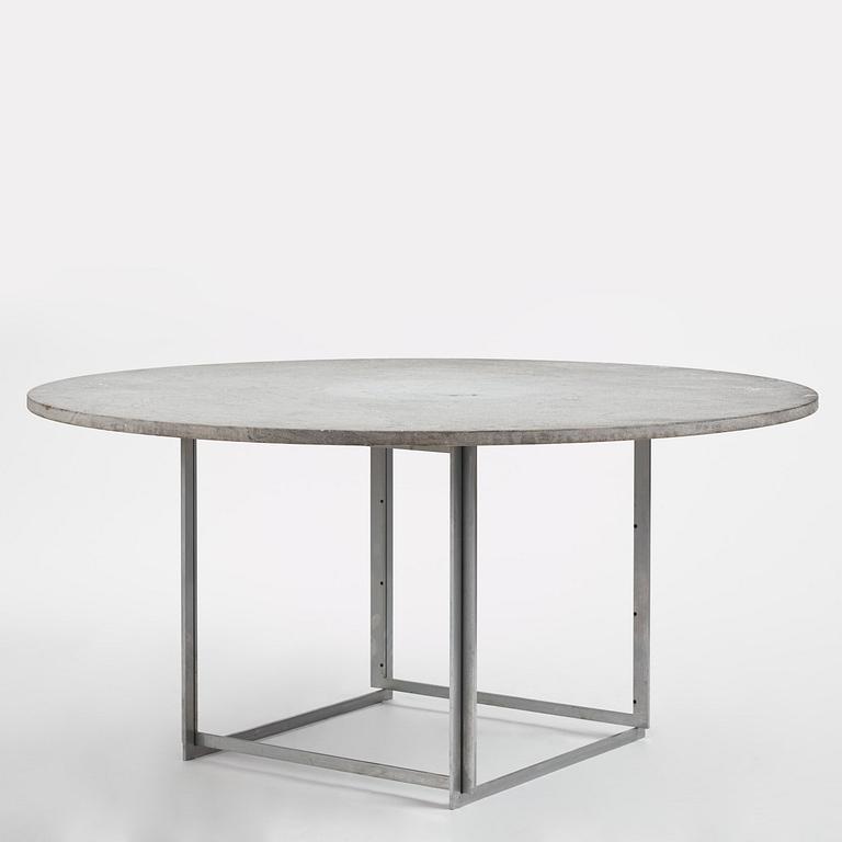 Poul Kjaerholm, a "PK54" dining table, E. Kold Christensen, Denmark, 1960s.