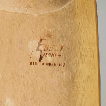 STOLAR, 4st, "Fanett", Ilmari Tapiovaara, Edsbyverken, formgiven 1955.