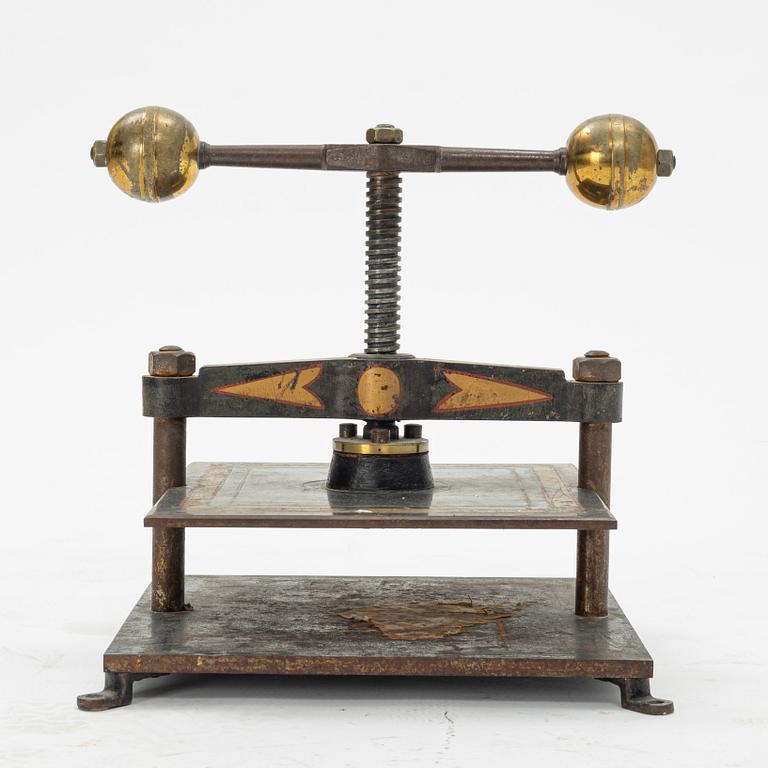 Book press, 19th century.