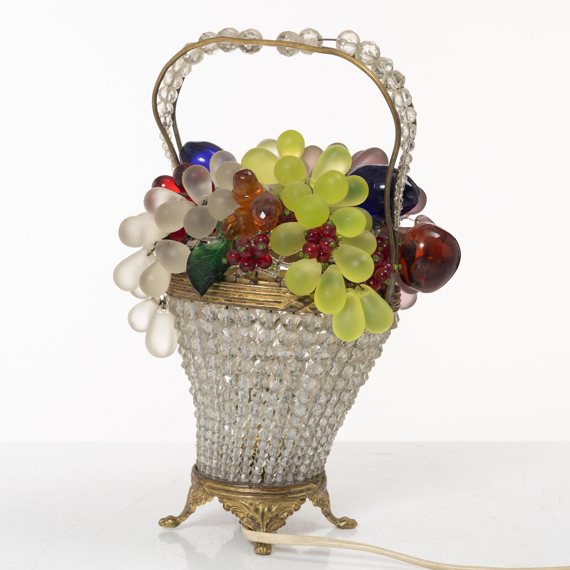 Table lamp, Czechoslovakia, mid-20th century.