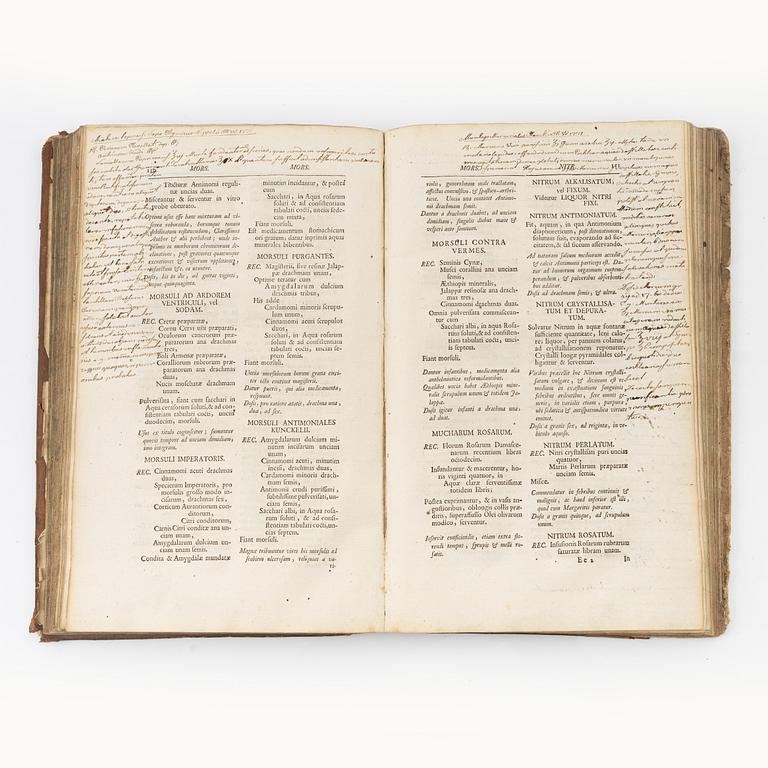 Pharmacopoea Wirtenbergica, 1750.