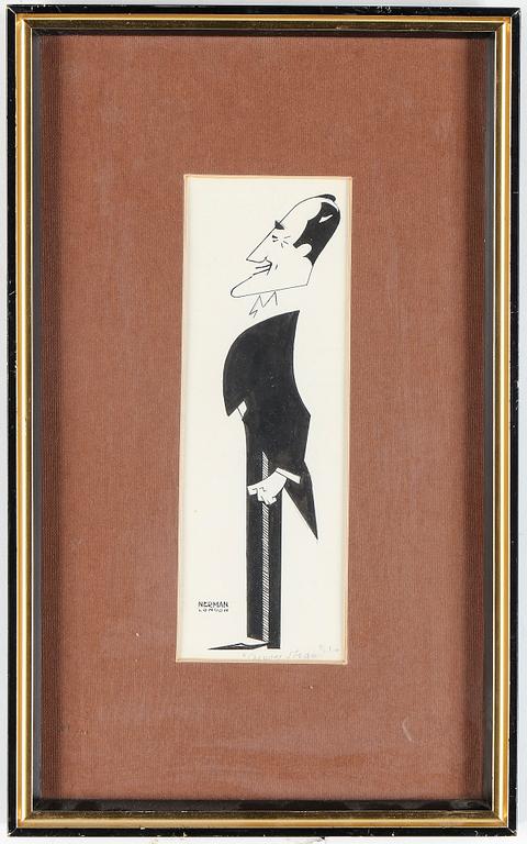 EINAR NERMAN, tusch, signerad.