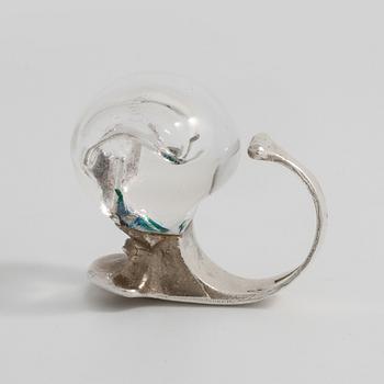 BJÖRN WECKSTRÖM, Lapponia, 1972, a acrylic ring, "Mannen i Kosmos".