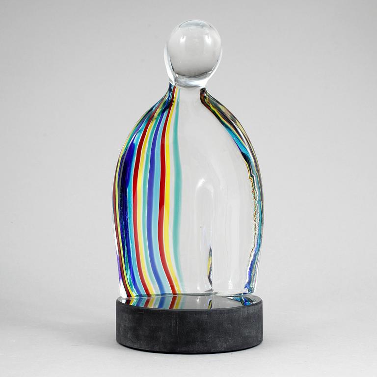 STEFANO TOSO, skulptur, glas, Murano, Italien, 1900-tal.