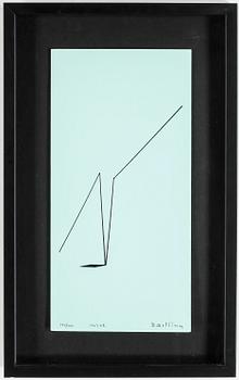 Olle Baertling · OLLE BAERTLING, färgserigrafi, 1967-68, signerad och numrerad 134/300.