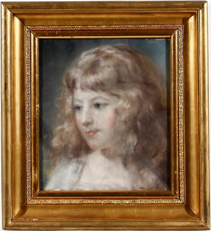 JOHN RUSSEL. Hans efterföljd. Pastell.