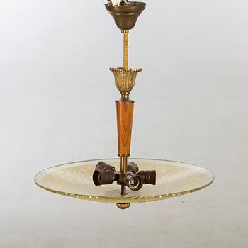 Ceiling luminaire, 1930s / 40s.
