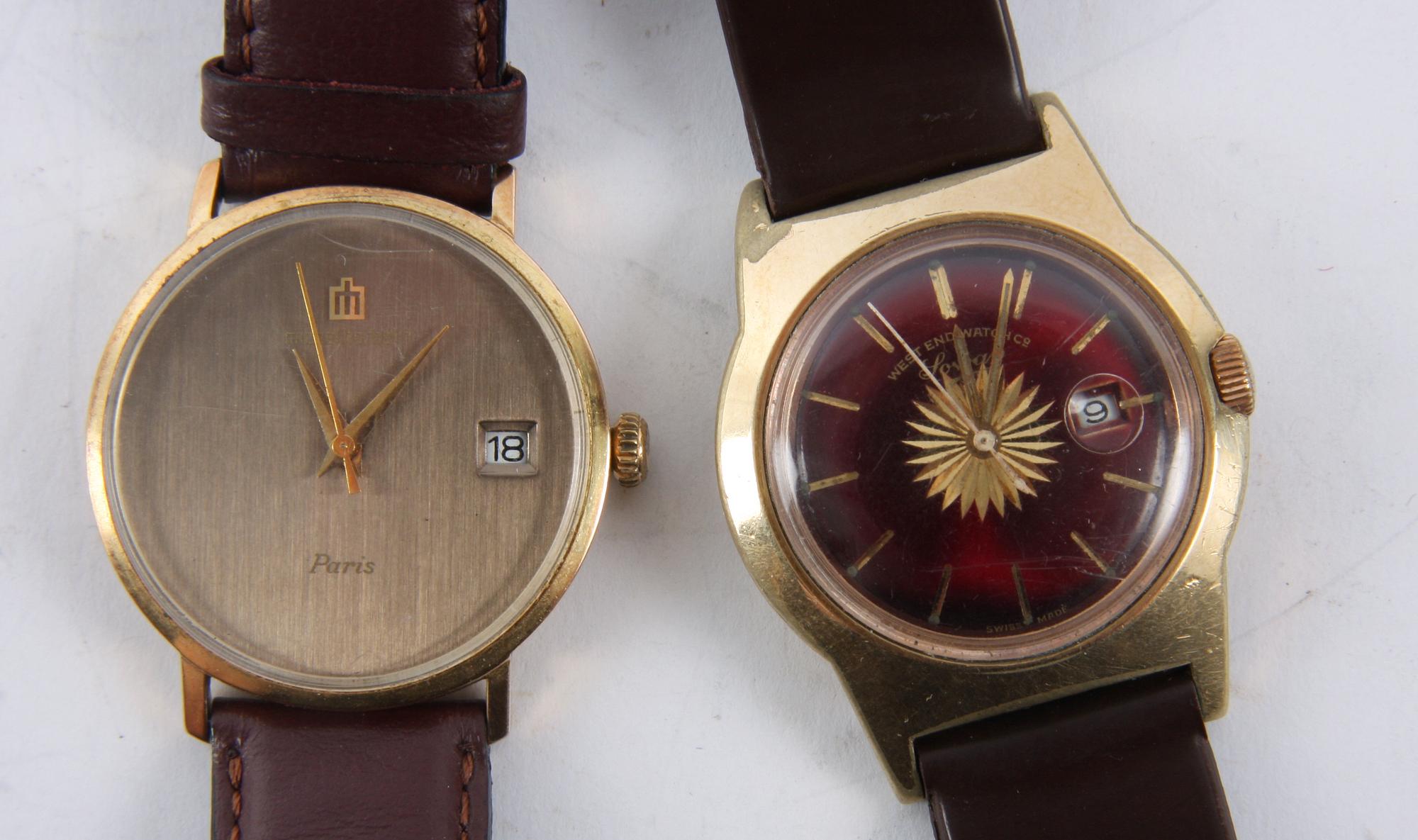 KLOCKOR 4 st, WEST END WATCHES resp Michel Herbelin.