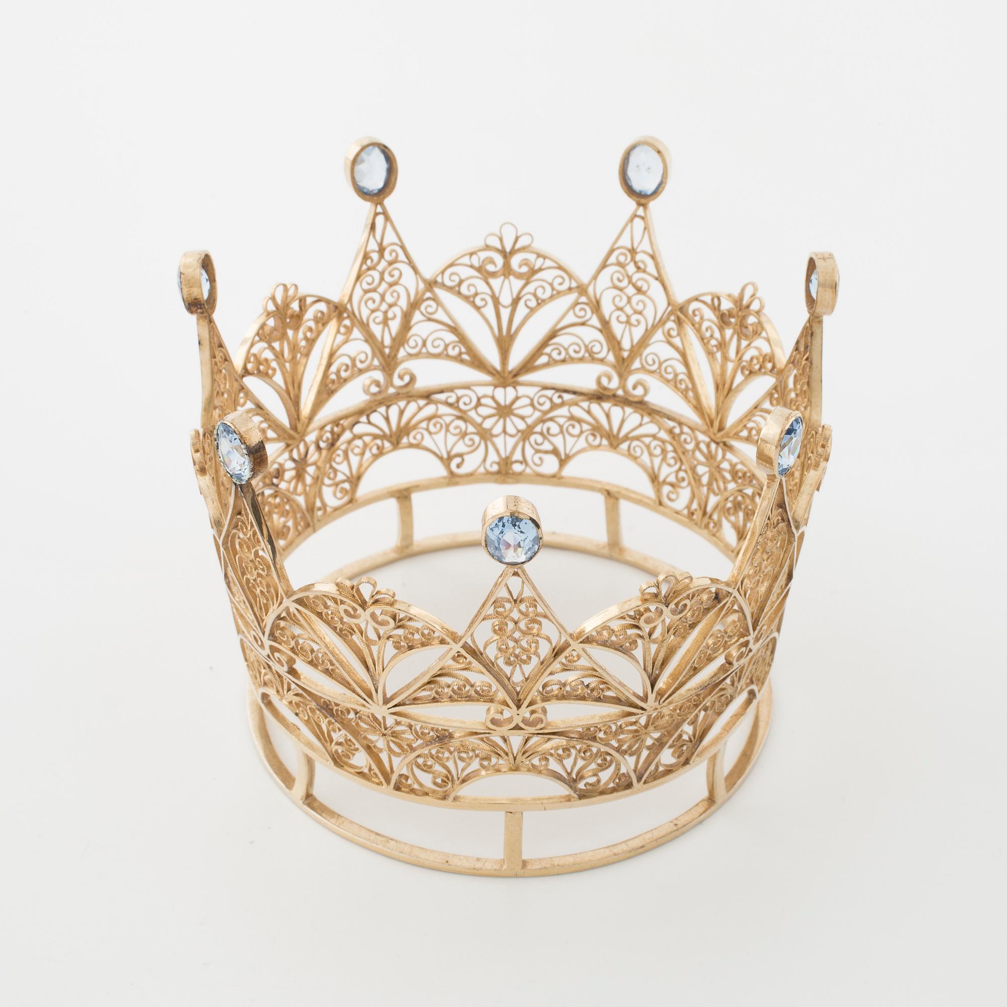 A bridal crown by Olav Kristensen, Göteborg, 1939.