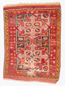 A semi-antique Anatolian rug, c 119 x 87 cm.