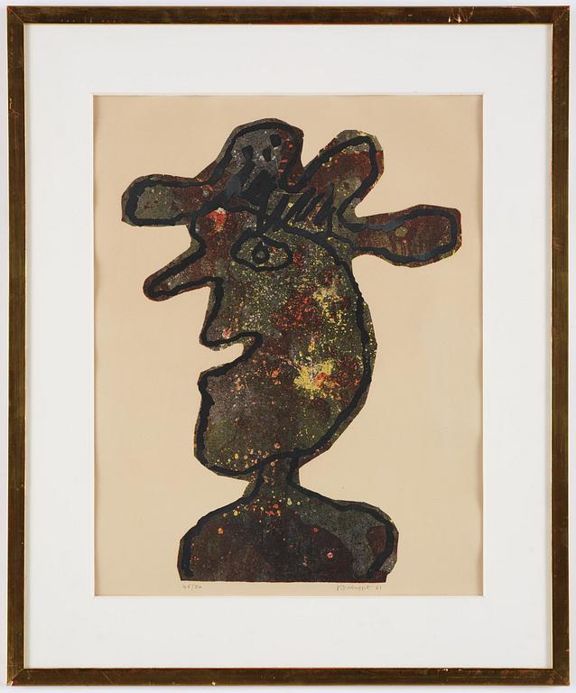 Jean Dubuffet, "L'homme au chapeau".