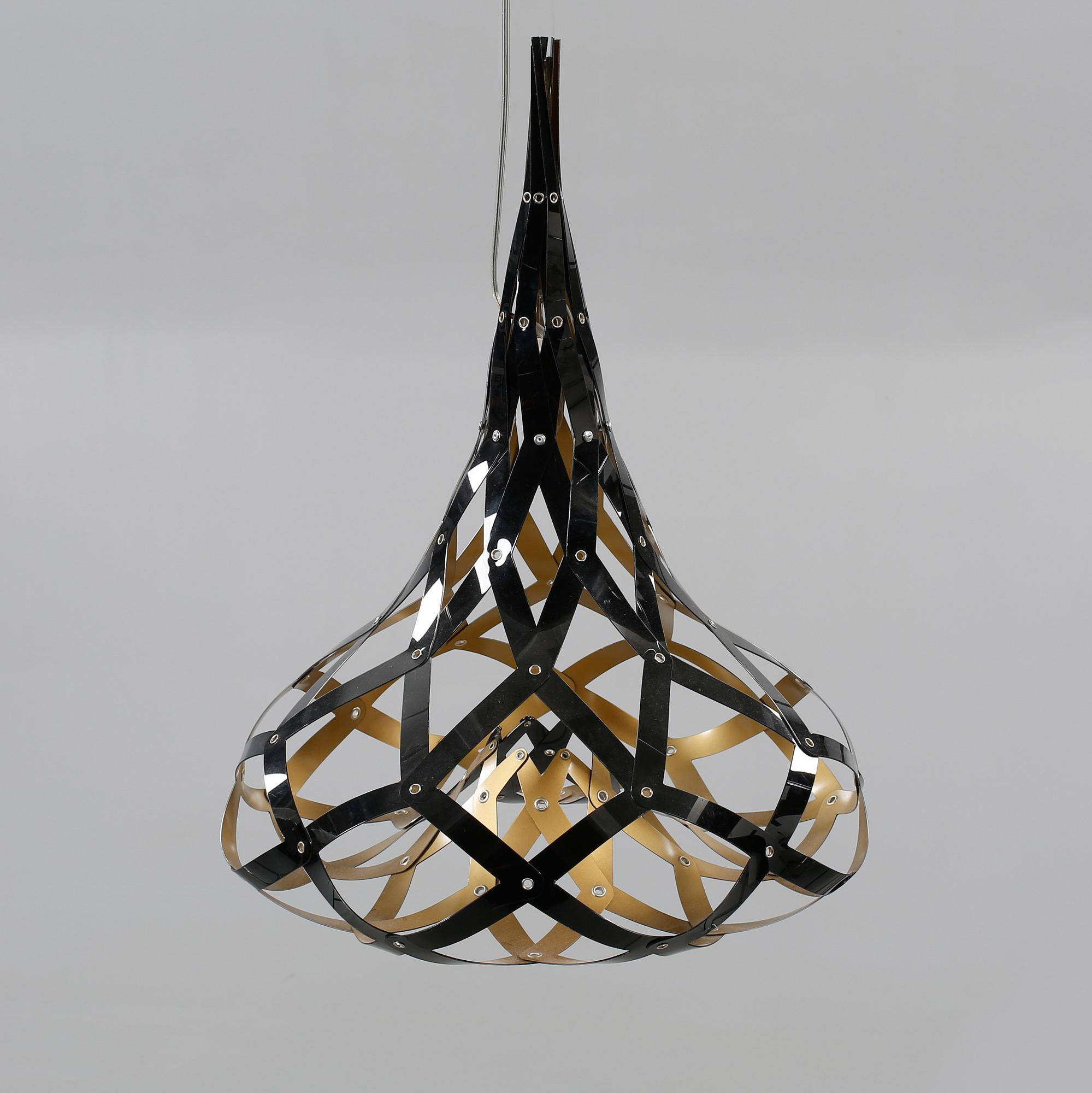 TAKLAMPA, "Morgana", Slamp, modern tillverkning. Höjd 55 cm.