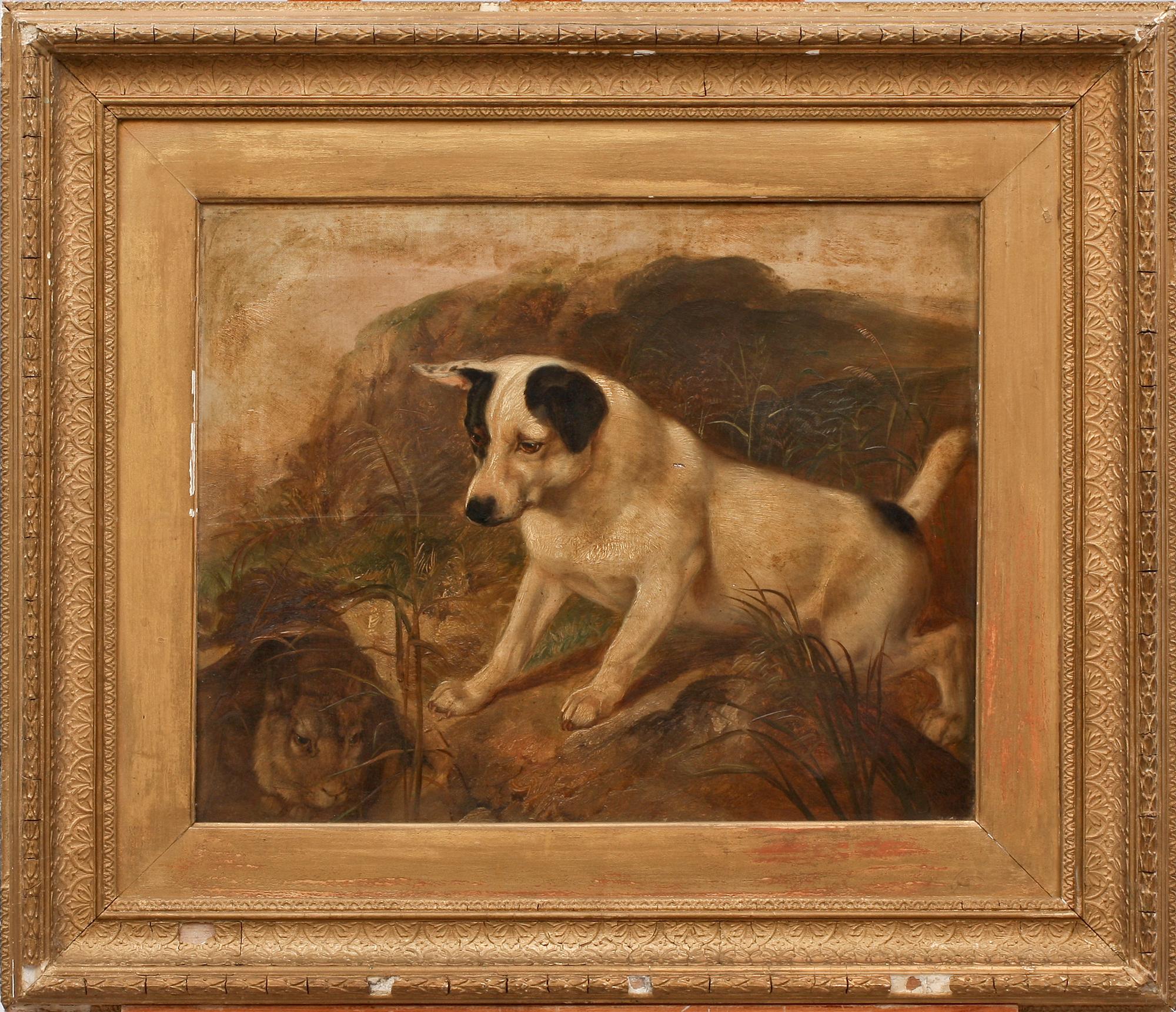 WALTER HARROWING, olja på duk, sign och dat 1876.