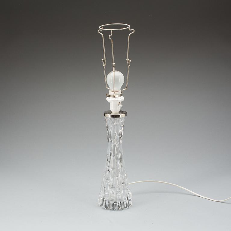 BORDSLAMPA, troligen Carl Fagerlund, Orrefors.